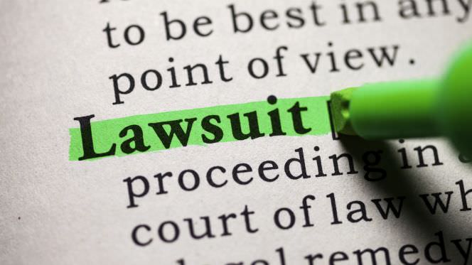 Lawsuit definition highlighted